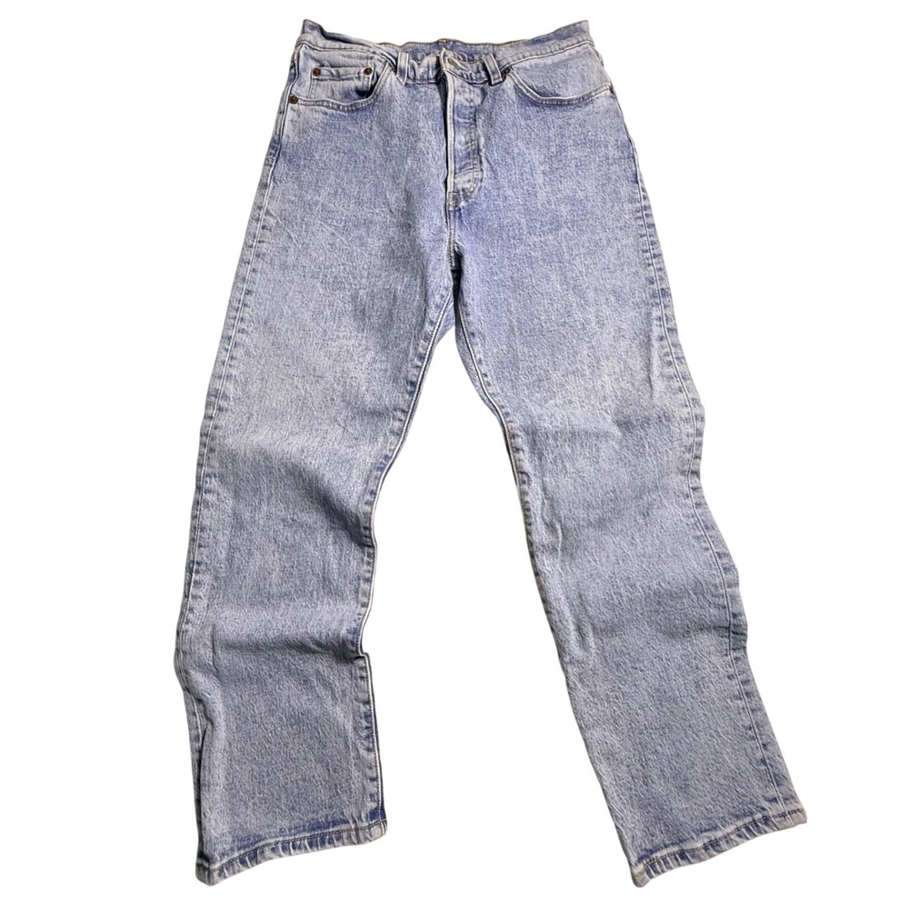 Levis 501 Original Fit Women's Jeans Light Wash Straight Leg Button Fly W29 L26